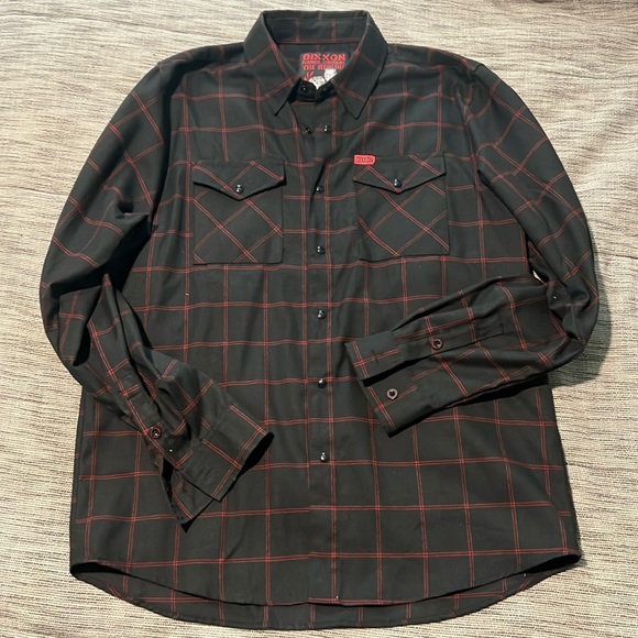 DIXXON FLANNEL “The Redline” Large - Picture 1 of 3